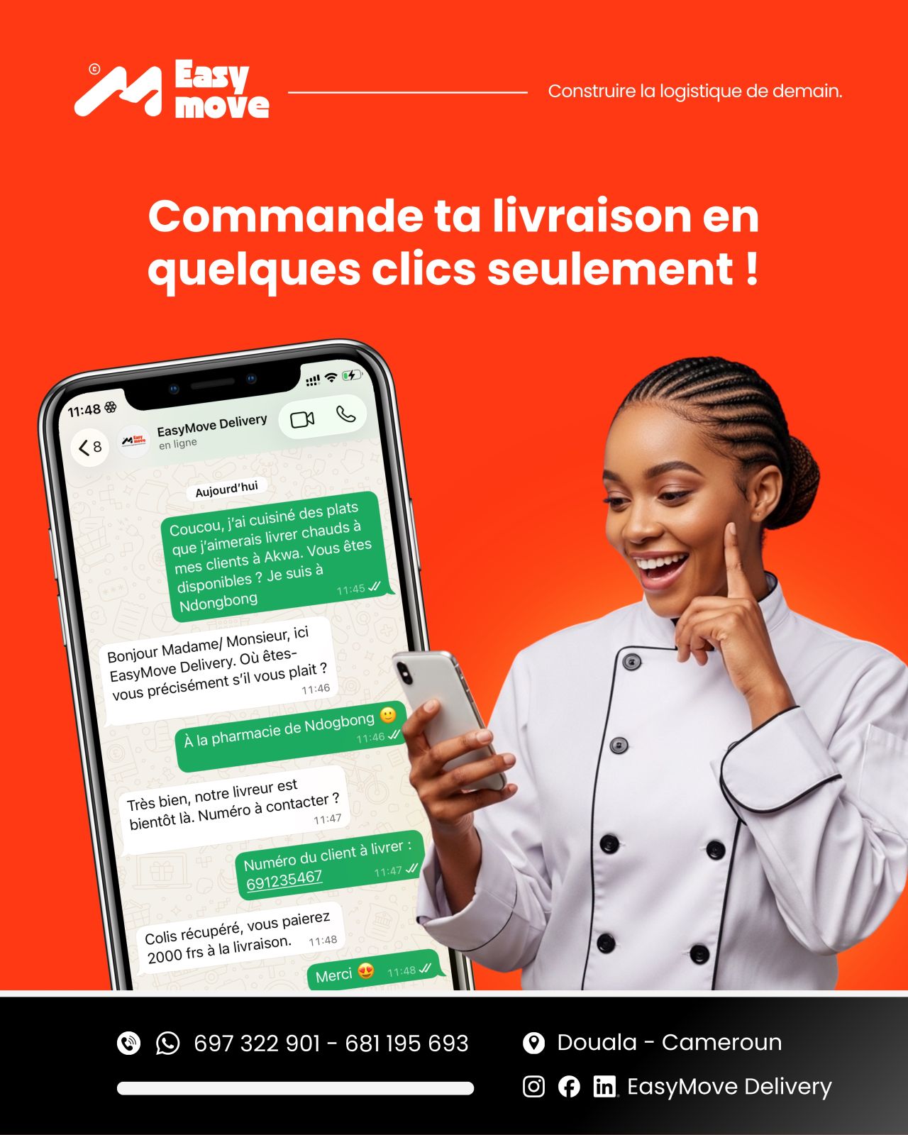 EasyMove Delivery, livraison au Cameroun